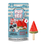 Замразено лакомство за кучета Pup Ice Fruity Lollies Watermelon 3 броя дъвчащи ледени близалки с вкус на диня